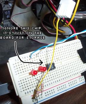 Breadboard, testing resistors. IT WORKS!